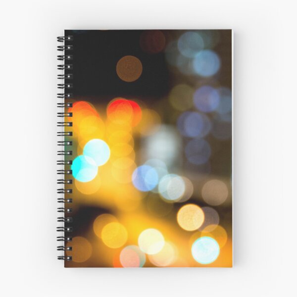 Item preview, Bokeh night lights of a street. Colorful blur of rounded pattern of city night lights during night designed and sold by Artsy Boulevard.