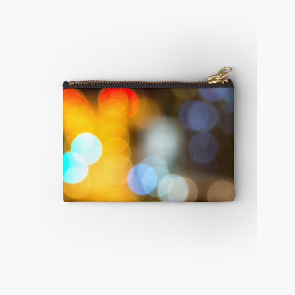 Item preview, Bokeh night lights of a street. Colorful blur of rounded pattern of city night lights during night designed and sold by Artsy Boulevard.