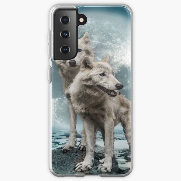wolf couple Samsung Galaxy Soft Case