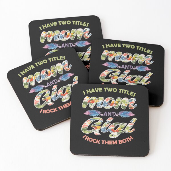 Item preview, I Have Two Titles Mom And Gigi And I Rock Them Mothers Day Gift  designed and sold by lindafrances.
