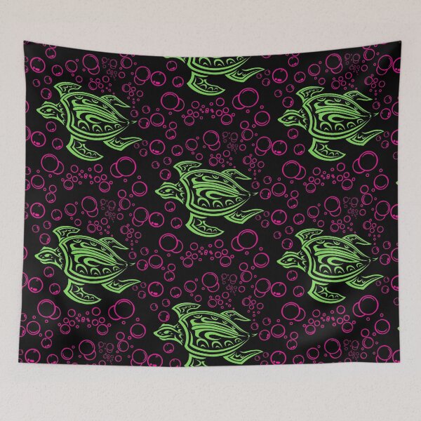 Item preview, Ocean Green Tribal Hawaiian Sea Turtle   designed and sold by WoodburyLake.