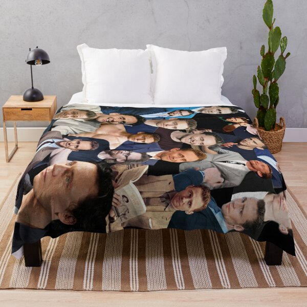 Tom Hiddleston Collage Plaid Actor Soft Plush Blanket,Flannel