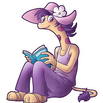 Artwork thumbnail, Reading giraffe by pandamis