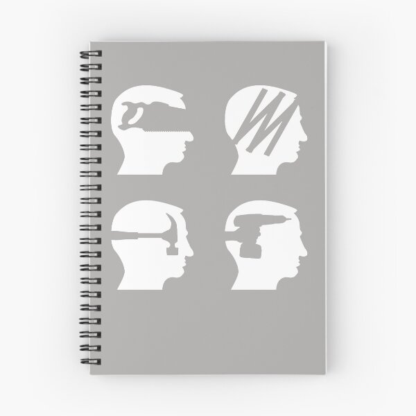Item preview, Mind For DIY - Silhouette Heads With Cut Out Tool Shapes designed and sold by WearWolfDesigns.
