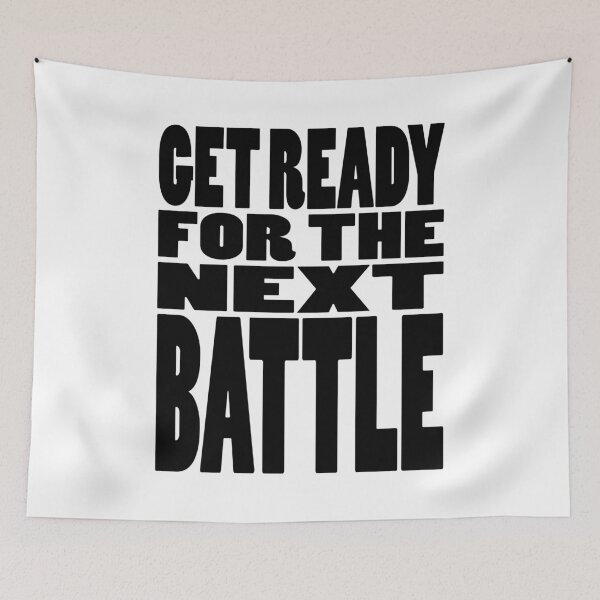 Item preview, GET READY FOR THE NEXT BATTLE | Gaming geeky typography designed and sold by Cevil.