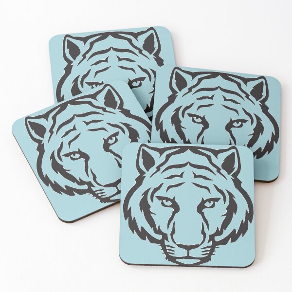 Item preview, Tiger print - black and white tiger  designed and sold by Kritiwadhawan30.