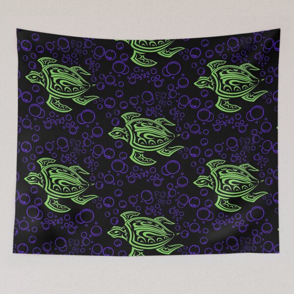 Item preview, Ocean Green Tribal Hawaiian Sea Turtle   designed and sold by WoodburyLake.