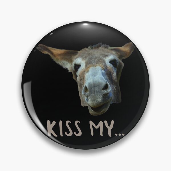 Item preview, Kiss My Ass Funny Donkey designed and sold by JellyBeenzz.