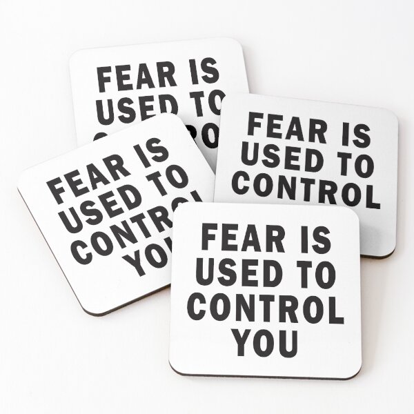 Item preview, Fear is Used to Control You, Protest designed and sold by ArtOfRebellion.