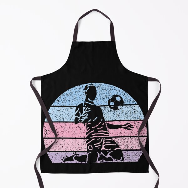 Item preview, Jugador de fútbol celebrando después de la puesta de sol retro gol - Angustiado designed and sold by Trantor-Tees.