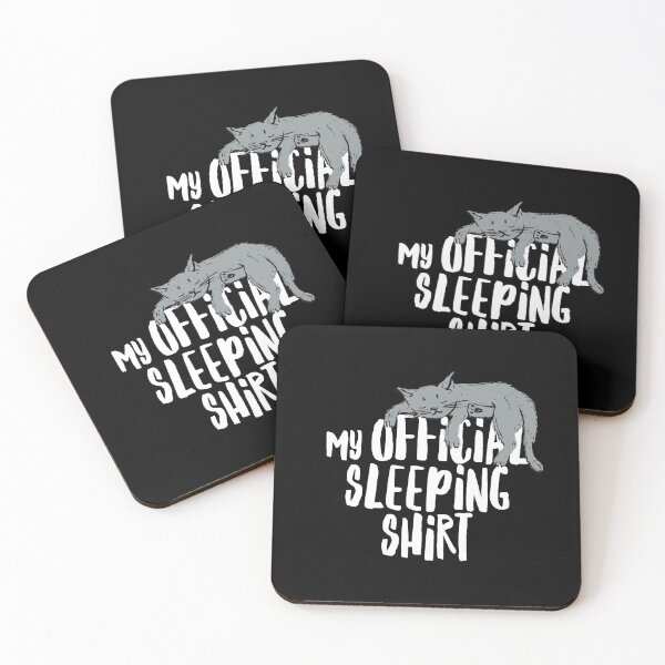 Item preview, My official Sleeping Shirt Cat Lovers designed and sold by Kalli-design.