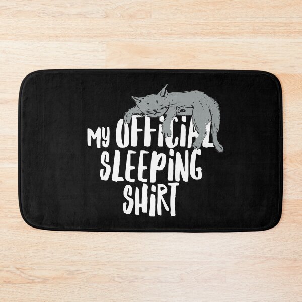 Item preview, My official Sleeping Shirt Cat Lovers designed and sold by Kalli-design.