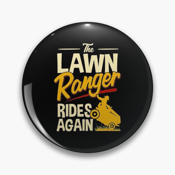 Item preview, The Lawn Ranger Rides Again Funny Lawn Tractor Mowing designed and sold by Nikolanek.