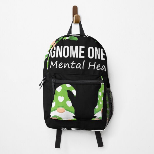 Item preview, Gnome One Fights Alone Mental Health Awareness Green Ribbon Gift  designed and sold by lindafrances.