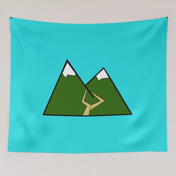 Item preview, green Montagne icone designed and sold by black wedus.