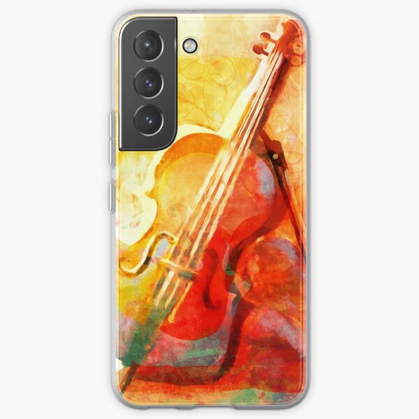 Beautiful abstract cello Samsung Galaxy Soft Case