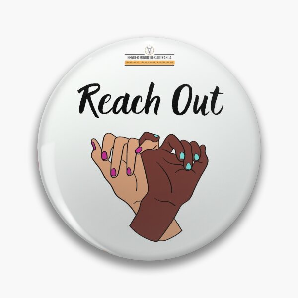Item preview, Reach Out designed and sold by Gender Minorities Aotearoa.