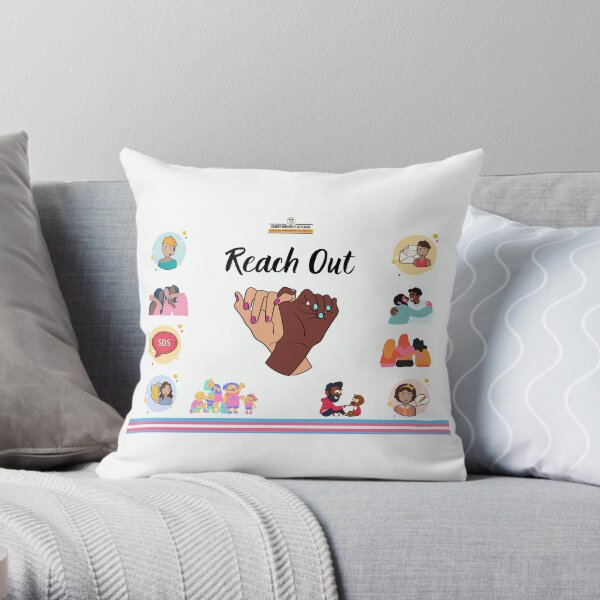 Reach Out Throw Pillow