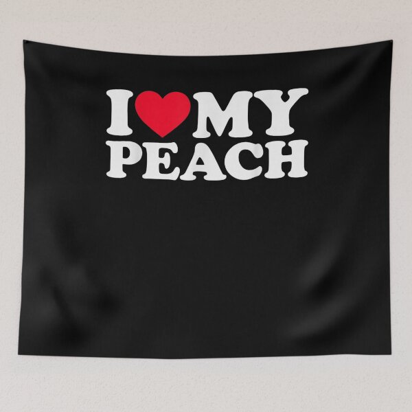 Item preview, I Love My Peach I Heart My Peach I Love My Girlfriend Gift  designed and sold by dominique235.