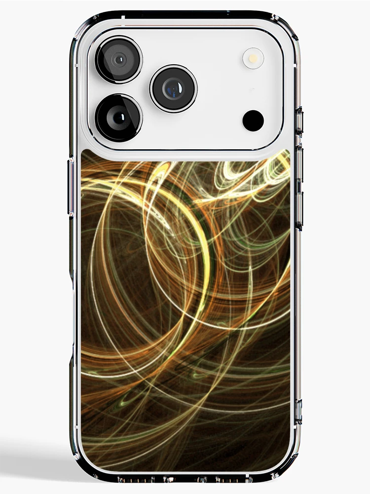 Thumbnail 1 of 5, iPhone Case, Fractal Pulse Rings designed and sold by Alex Pringle.