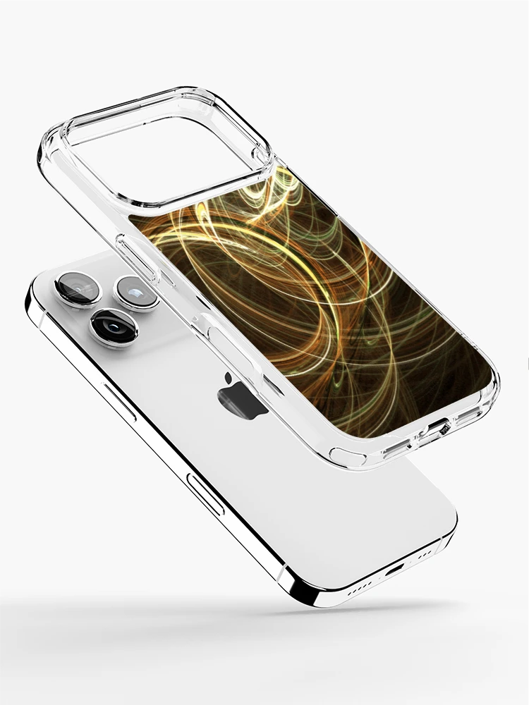 Thumbnail 2 of 5, iPhone Case, Fractal Pulse Rings designed and sold by Alex Pringle.