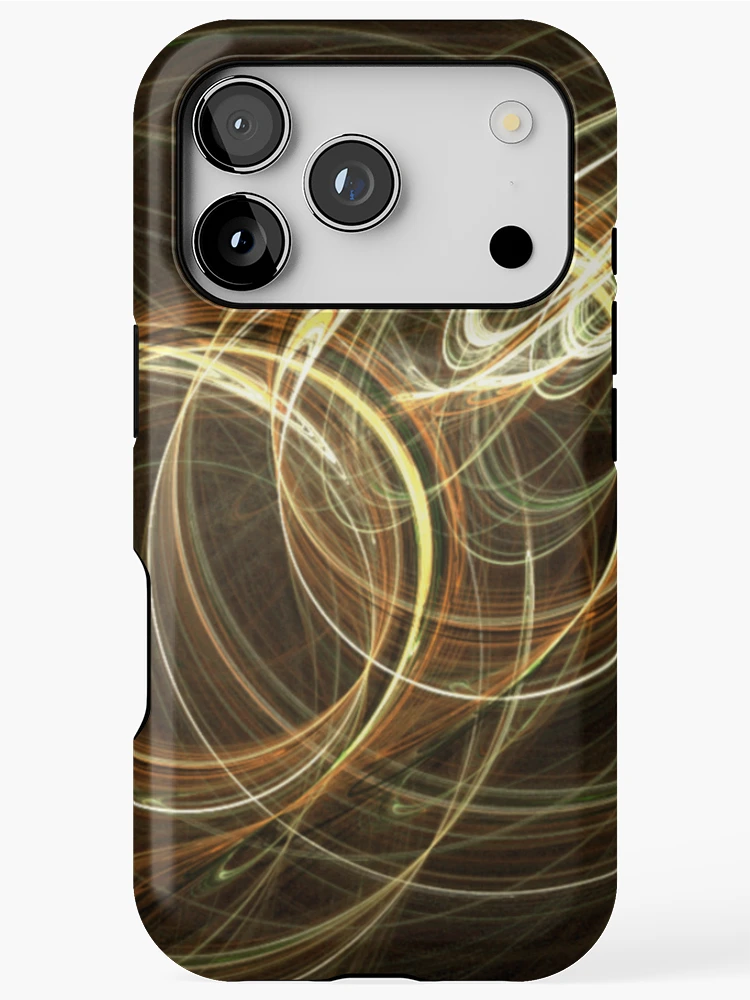 Thumbnail 1 of 4, iPhone Case, Fractal Pulse Rings designed and sold by Alex Pringle.