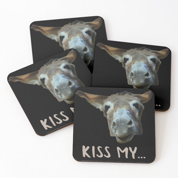 Item preview, Kiss My Ass Funny Donkey designed and sold by JellyBeenzz.