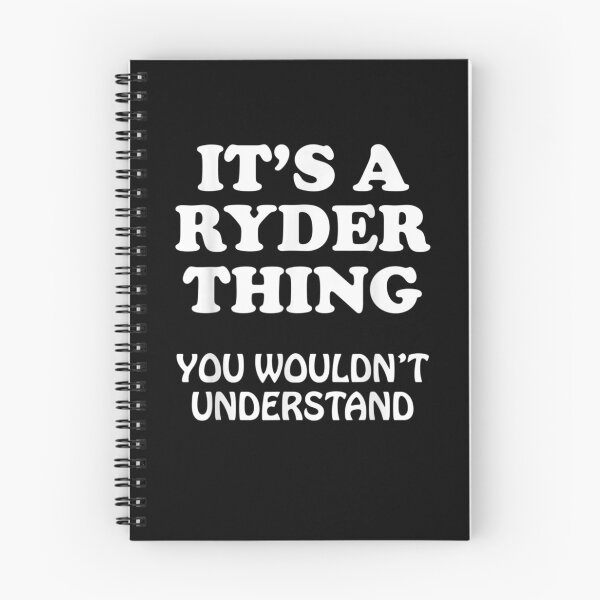 Item preview, Its A Ryder Thing You Wouldnt Understand Family Reunion Gift  designed and sold by dominique235.