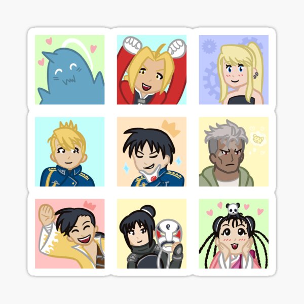 Fullmetal Alchemist sticker set Sticker