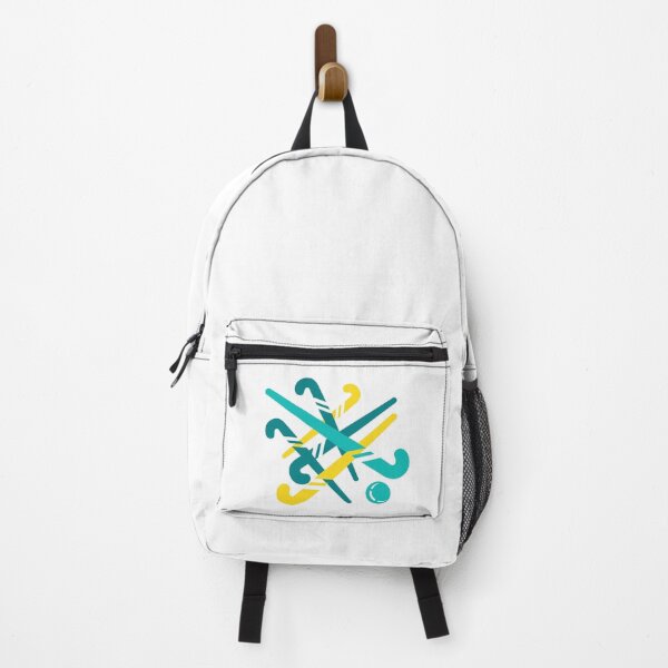 Item preview, Hockey stick turquoise and yellow designed and sold by hookfreaks.