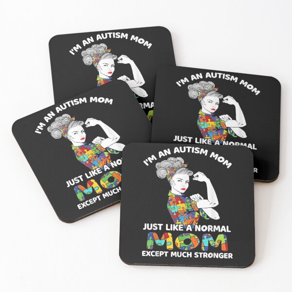 Item preview, I'm An Autism Mom Just Like A Normal Gift  designed and sold by lindafrances.