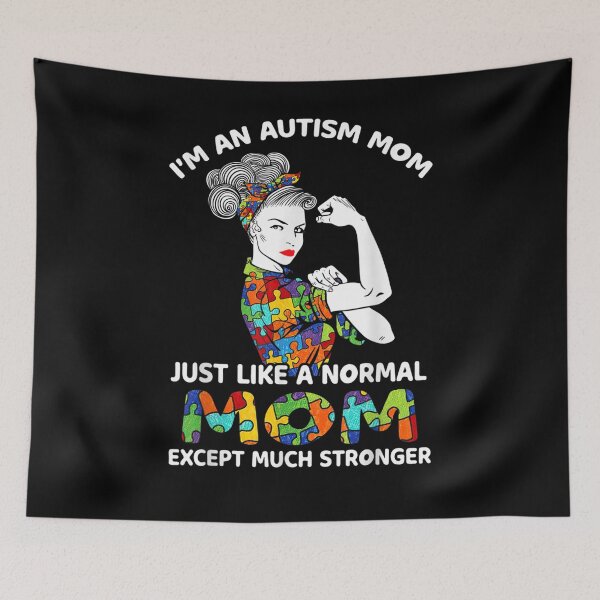 Item preview, I'm An Autism Mom Just Like A Normal Gift  designed and sold by lindafrances.