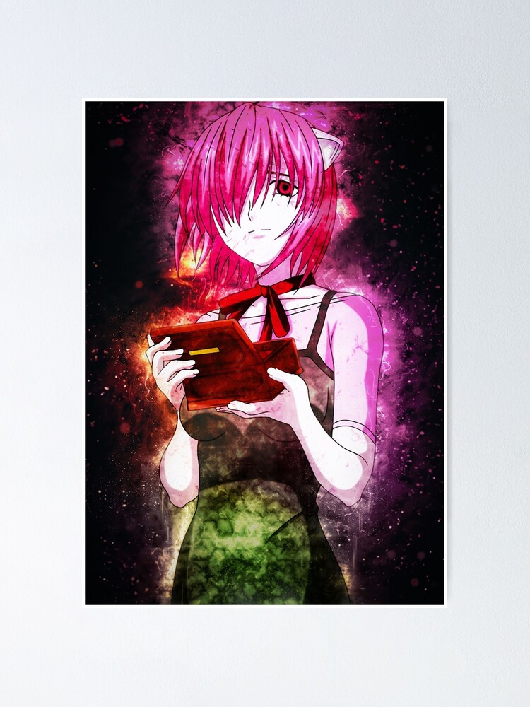 Lucy Kaede Elfen Lied Anime Girl Fanart Poster for Sale by Spacefoxart