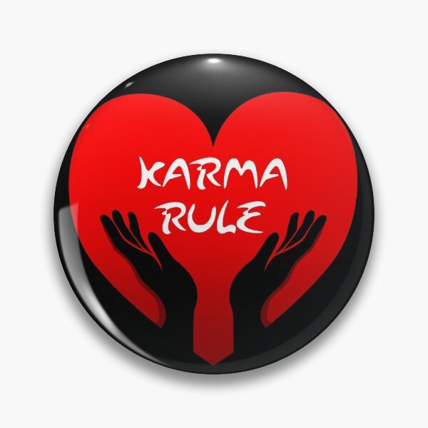Artikelvorschau, Karma-Regel - Orientalischer Stil Liebesherzhände - Rot auf Schwarz entworfen und verkauft von NoMatterLab.