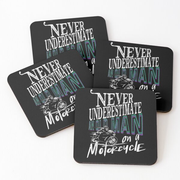 Item preview, Never Underestimate An Old Guy On A Motorcycle Biker Gift  designed and sold by lindafrances.