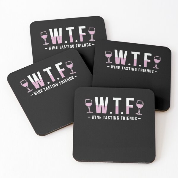 Artikelvorschau, Wtf Wine Tasting Friends Design für ein Weinliebhaber-Geschenk entworfen und verkauft von lindafrances.