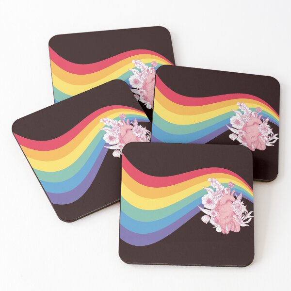 Item preview, Raibow floweredheart designed and sold by NeoAntique-Art.