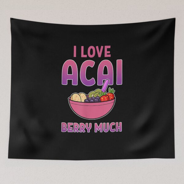 Item preview, I Love Acai Berry Much Foodie Berries Superfood Vegan Bowl Gift  designed and sold by dominique235.