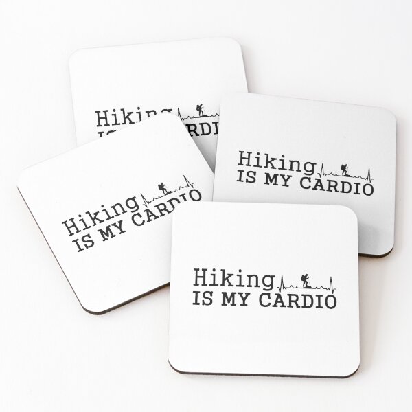 Item preview, Hiking Is My Cardio Funny Hiking Retro Vintage Gift designed and sold by Theobsessed01.