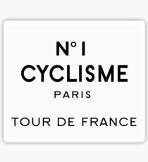 Tour de France Cycling Paris Sticker