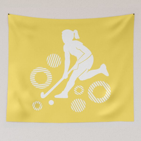 Item preview, Hockey girl light yellow designed and sold by hookfreaks.