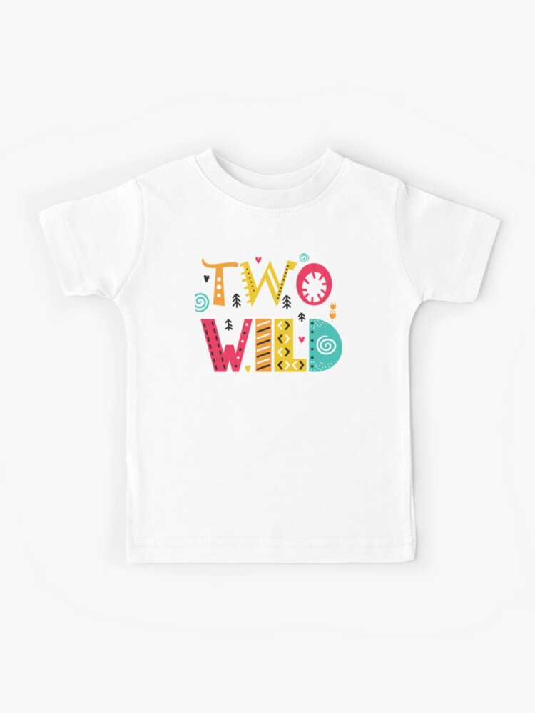 Two Wild, 2nd Birthday T Shirt