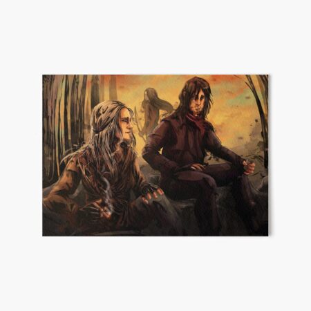 Walking Dead - Carol and Daryl Art Board Print for Sale by ZowieTallmadge