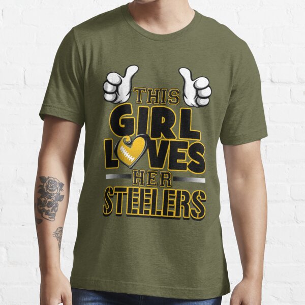 This Girl Love Her Steelers Bling Tee – InspireTeesbyPaula