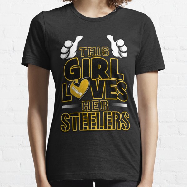 : This Girl Loves Her Steelers T shirt : Clothing, Shoes & Jewelry