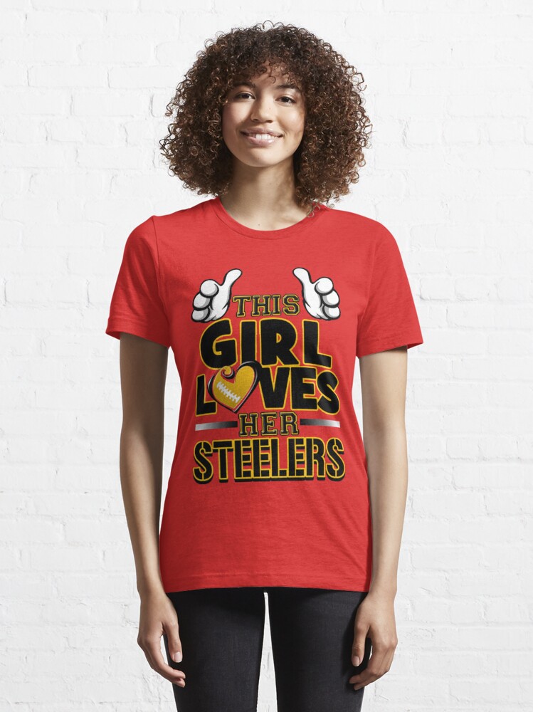 This Girl Love Her Steelers Bling Tee – InspireTeesbyPaula