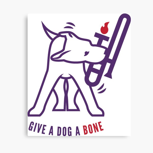Give A Dog A Bone Canvas Print