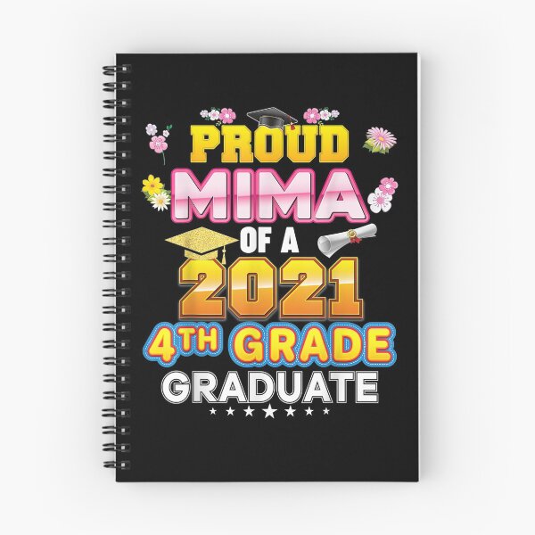 Item preview, Proud Mima Of A 2021 4th Grade Graduate Last Day School Gift  designed and sold by dominique235.