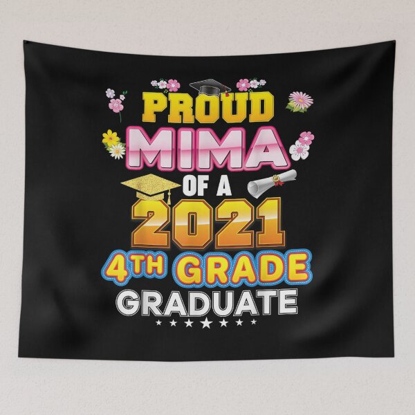 Item preview, Proud Mima Of A 2021 4th Grade Graduate Last Day School Gift  designed and sold by dominique235.