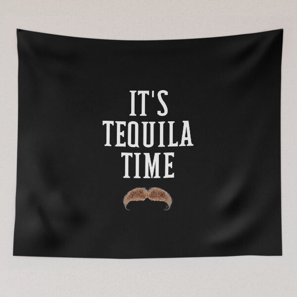 Item preview, Its Tequila Time - Funny Moustache - CINCO DE MAYO FIESTA 2021 designed and sold by MinimalSketches.